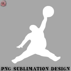 Basketball PNG Fat man dunking
