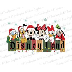 Mouse And Friends Christmas PNG, Merry Christmas Png, Christmas Friends Png, Christmas Character Png , Funny Christmas P