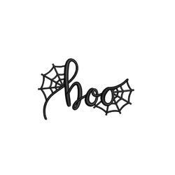 Boo Machine Embroidery Design. 6 Sizes. Halloween Embroidery Design