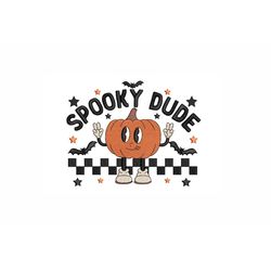 Spooky Dude Machine Embroidery Design. 4 Sizes. Halloween Embroidery Design. Pumpkin Embroidery Design