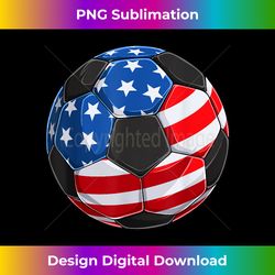 Soccer Ball American Flag 4th of July Kids Boys American - Vibrant Sublimation Digital Download - Striking & Memorable Impressions