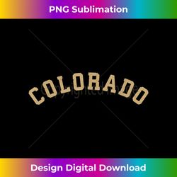 Vintage Colorado T Old Retro Colorado Sports Gift Tee - Luxe Sublimation PNG Download - Rapidly Innovate Your Artistic Vision