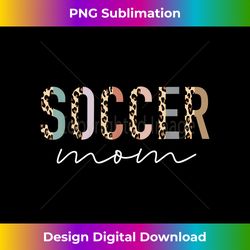 Soccer Mom Gifts Leopard Print Soccer Mama Mother's Day - Urban Sublimation PNG Design - Ideal for Imaginative Endeavors