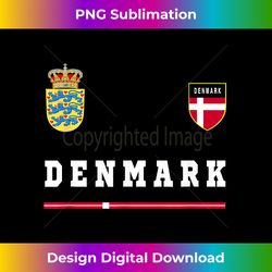 Denmark SportSoccer Jersey Tee Flag Football Danish - Artisanal Sublimation PNG File - Craft with Boldness and Assurance