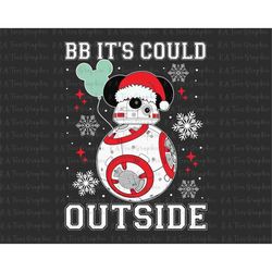 It's Could Outside PNG, Christmas Png, Christmas Characters Png, Christmas Balloons Png, Christmas Snowflake Png, Trendy