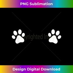 Cute Dog Paw Print Boob T - Eco-Friendly Sublimation PNG Download - Customize with Flair