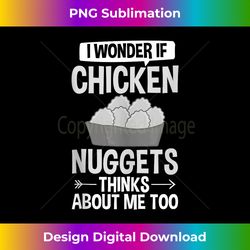 Chicken Nugget Funny Fast Food Recipe Tank Top - Minimalist Sublimation Digital File - Infuse Everyday with a Celebratory Spirit