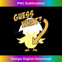 Guess What Chicken Butt Funny - Futuristic PNG Sublimation File - Elevate Your Style with Intricate Details