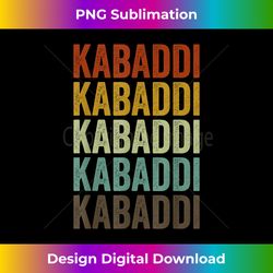 Kabaddi Sports Retro - Minimalist Sublimation Digital File - Spark Your Artistic Genius