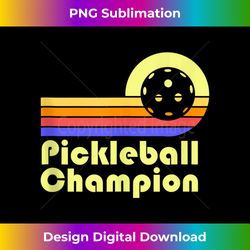 vintage pickleball player funny retro pickleball champion tank top - innovative png sublimation design - rapidly innovate your artistic vision