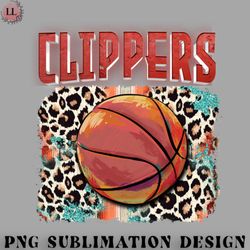 Basketball PNG Retro Basketball Pattern Clippers Birthday Classic Colorful Sport Teams
