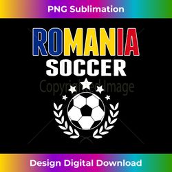 Proud Romania Soccer Lovers Jersey - Romanian Football Fans - Deluxe PNG Sublimation Download - Rapidly Innovate Your Artistic Vision