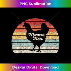 Vintage Retro Mother's Day Mama Hen Chicken Mom Farm - Deluxe PNG Sublimation Download - Crafted for Sublimation Excellence