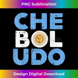 Che Bul Udo Argentina Flag Soccer Fan Men Women Kids - Contemporary PNG Sublimation Design - Ideal for Imaginative Endeavors