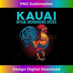 Kauai Chicken Official Unendangered Species Souvenir Tank Top - Sleek Sublimation PNG Download - Striking & Memorable Impressions