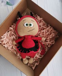 Amigurumi crochet doll, interior toy, gift, handmade souvenir, Halloween gift