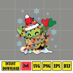 Merry Christmas Svg, Christmas Svg, Friends Christmas Svg, Family Christmas Svg, Cartoon Character Christmas Svg, Baby C
