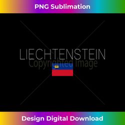 Liechtenstein Long Sleeve - Luxe Sublimation PNG Download - Animate Your Creative Concepts