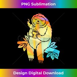 Cute Colorful Sloth Funny Lazy Sloths Animal Lover Graphic P - Timeless PNG Sublimation Download - Reimagine Your Sublimation Pieces