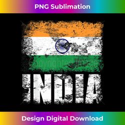 India Flag T-  Indian Flag Tee - Innovative PNG Sublimation Design - Tailor-Made for Sublimation Craftsmanship
