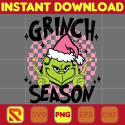 Retro Christmas png, Santa Claus png, Boojee Grinc png, Feeling Extra Grincy Today PNG, Christmas png, Funny Grin for Sh