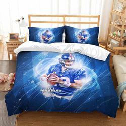 3D Customize Eli Manning New York Giants Et Bedroomet Bed3D Customize Bedding Set Duvet Cover Set Bedroom Set Bedlinen