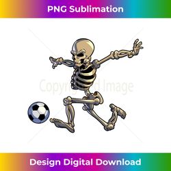 Soccer Skeleton Halloween Men Boys Soccer Player Halloween Long Sleeve - Deluxe PNG Sublimation Download - Enhance Your Art with a Dash of Spice