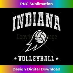 indiana volleyball vintage gameday retro volleyball lover - contemporary png sublimation design - crafted for sublimation excellence