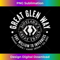 Great Glen Way Scotland Great Hikes Long Sleeve - Edgy Sublimation Digital File - Immerse in Creativity with Every Design