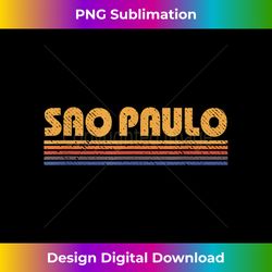 Retro Sao Paulo Brazil - Classic Sublimation PNG File - Craft with Boldness and Assurance
