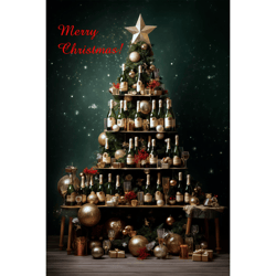 Christmas cards. Digital Printable Postcards. Instant download