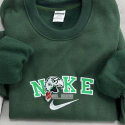 Nike Eastern Michigan Eagles Embroidered Sweatshirt, NCAA Embroidered Sweater, Eastern Michigan Shirt, Unisex Shirt