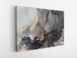 Gray Marble Canvas, Gold Marble Wall Art, Marble Poster, Black Marble, Mold Print, Luxury Wall Art, Modern Wall Art, Mod