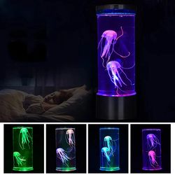 Color Changing Jellyfish Lamp Usb/Battery Powered Table Night Light Children'S Gift Home Bedroom Decor Boys Girls Birthd