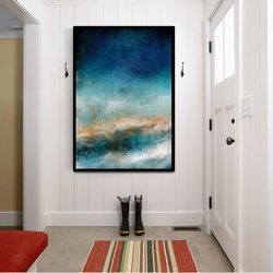 Framed Canvas Wall Art Abstract Painting Prints Modern Home Artwork Decoration for Living Room,Bedroom