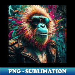 Gorilla Gallery Gaze - Premium PNG Sublimation File - Add a Festive Touch to Every Day