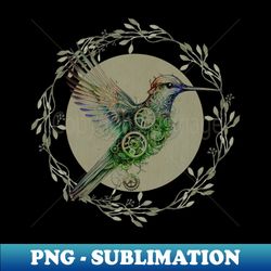 Steampunk Hummingbird - Premium PNG Sublimation File - Enhance Your Apparel with Stunning Detail