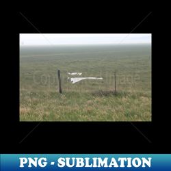 Old Fence in the Fog - Exclusive PNG Sublimation Download - Defying the Norms