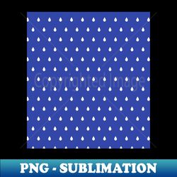 Raindrop Pattern Dark Blue - Elegant Sublimation PNG Download - Bring Your Designs to Life
