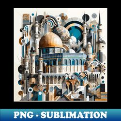 Collage Islamic Art Architecture - Digital Sublimation Download File - Perfect for Sublimation Art