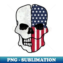 american flag skull - exclusive sublimation digital file - perfect for sublimation art