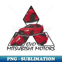 Mitsubishi Lancer EVO X - Premium Sublimation Digital Download - Perfect for Creative Projects