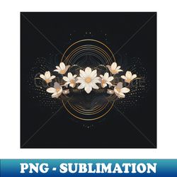Galaxy Flowers - Instant PNG Sublimation Download - Unlock Vibrant Sublimation Designs