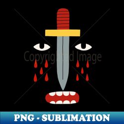 Knife - Vintage Sublimation PNG Download - Enhance Your Apparel with Stunning Detail