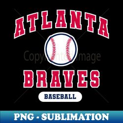 Atlanta Braves Baseball - Retro PNG Sublimation Digital Download - Defying the Norms