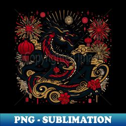 Chinese New Year the Year of the Dragon 2024 - Instant Sublimation Digital Download - Unleash Your Creativity