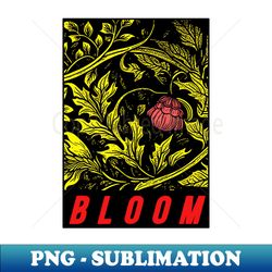 Blooming flower - Instant Sublimation Digital Download - Bold & Eye-catching