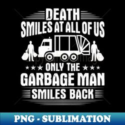 Garbage Man Trashman Waste Collector Garbageman - Retro PNG Sublimation Digital Download - Unleash Your Creativity
