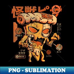 Pizzazilla X Ray Kaiju Monster Fast Food Japanese Art - Stylish Sublimation Digital Download - Instantly Transform Your Sublimation Projects