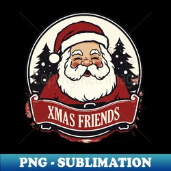 Merry Christmas Santa Claus XMAS Vintage 9 - Premium Sublimation Digital Download - Instantly Transform Your Sublimation Projects